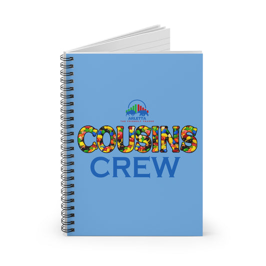 Cousins Crew Spiral Notebook – Motivational Trading Notebook