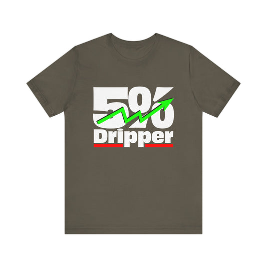 5% Dripper Unisex T-Shirt | Trading Growth Mindset Shirt