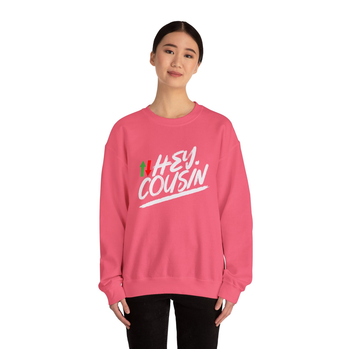 'Hey Cousin' Premium Sweatshirt | 5% Drippers Trading Community Crewneck
