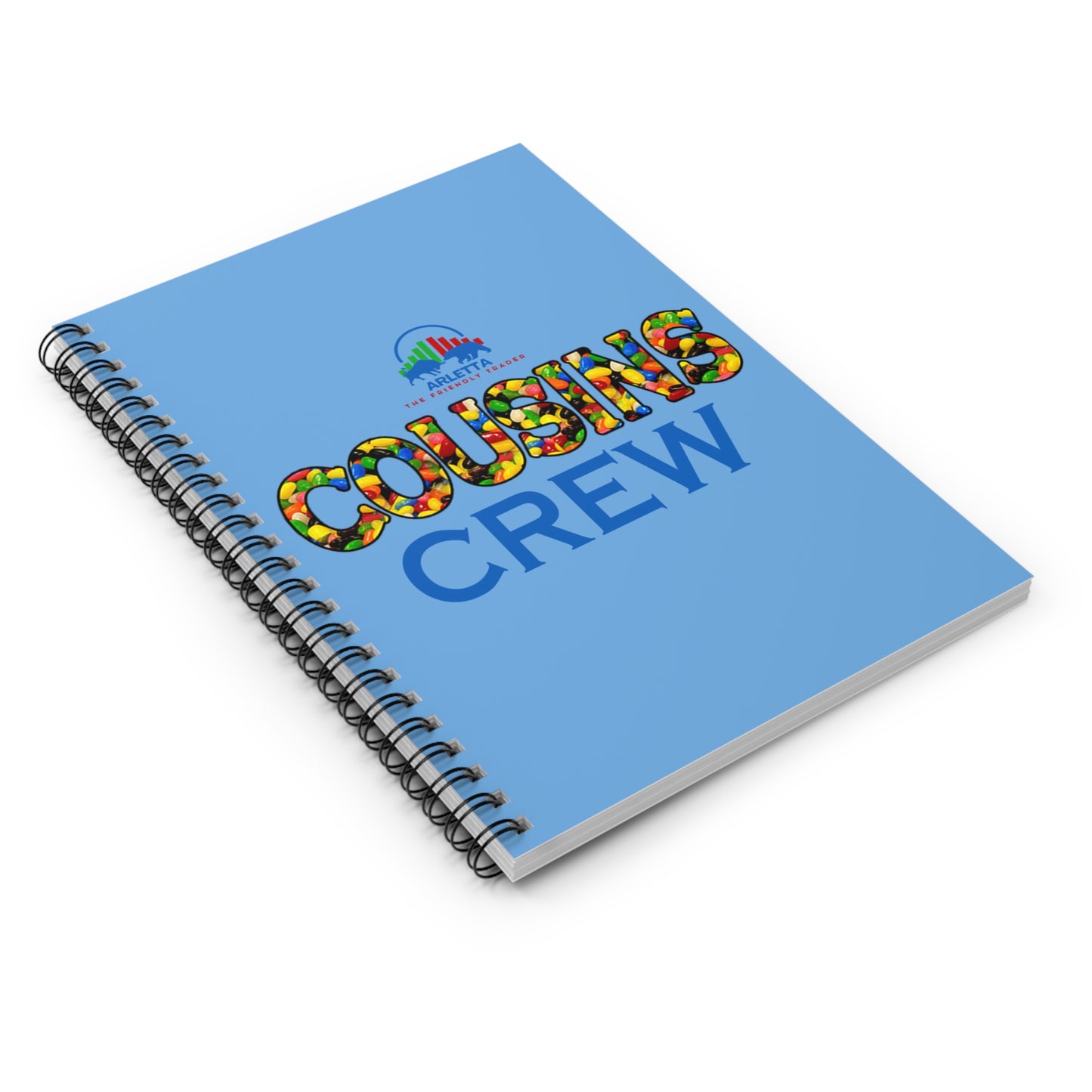 Cousins Crew Spiral Notebook – Motivational Trading Notebook