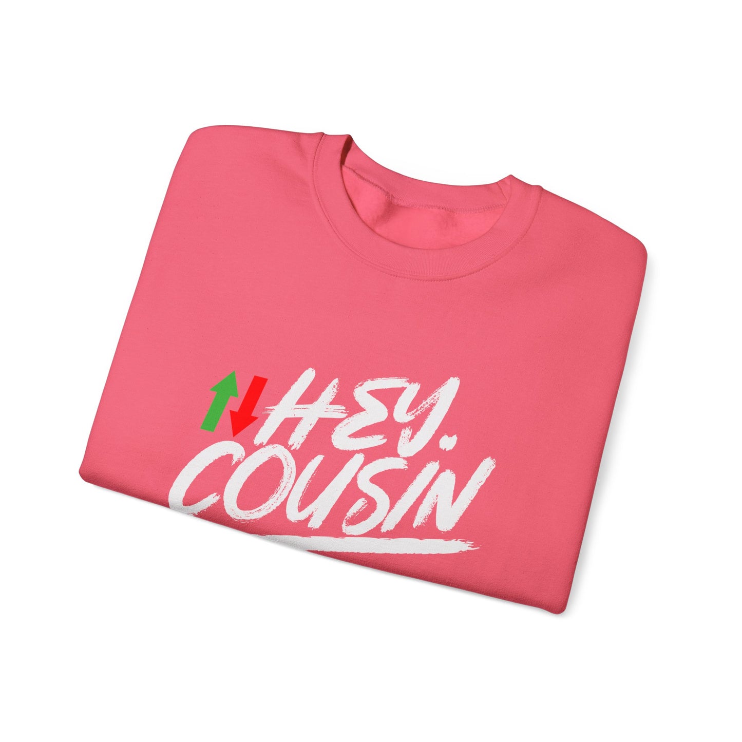 'Hey Cousin' Premium Sweatshirt | 5% Drippers Trading Community Crewneck