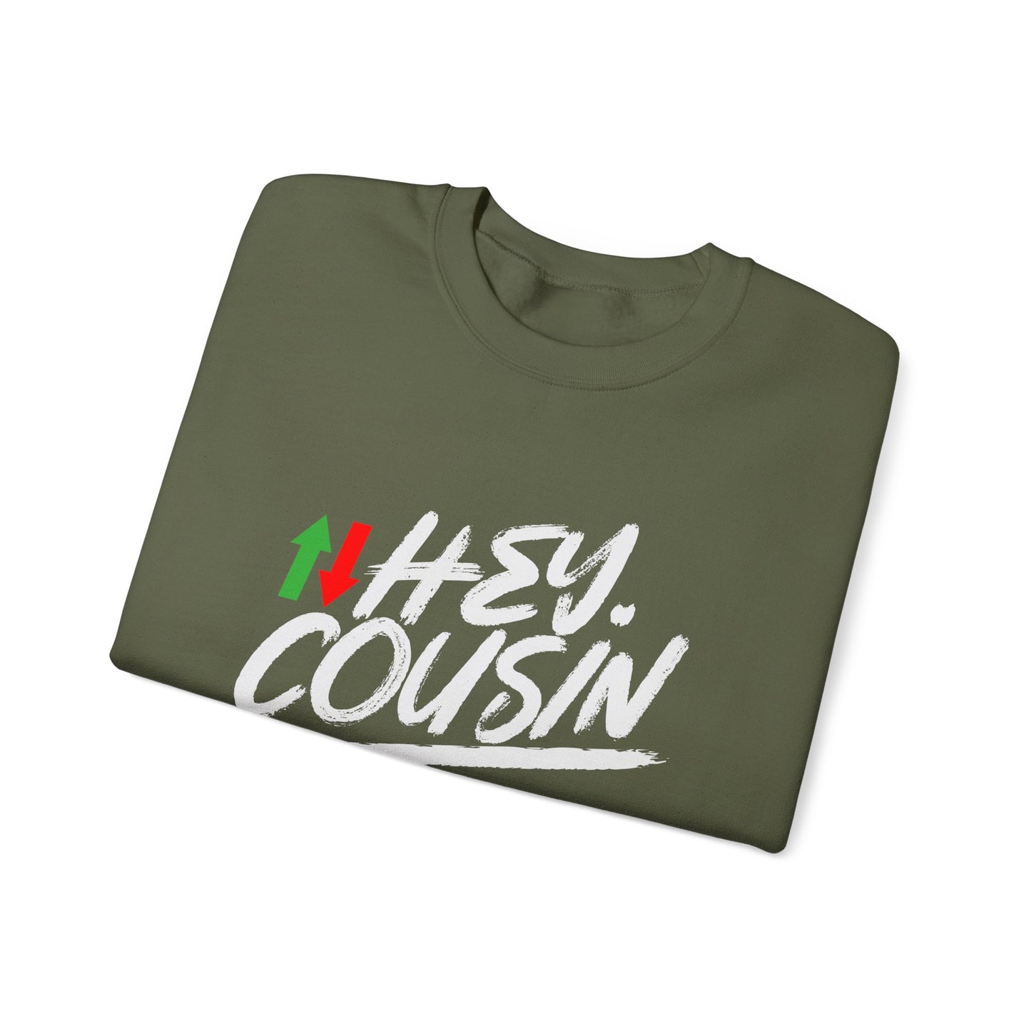 'Hey Cousin' Premium Sweatshirt | 5% Drippers Trading Community Crewneck