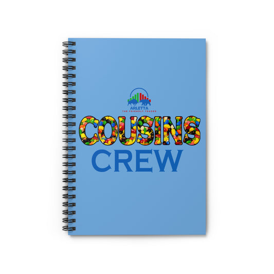 Cousins Crew Spiral Notebook – Motivational Trading Notebook