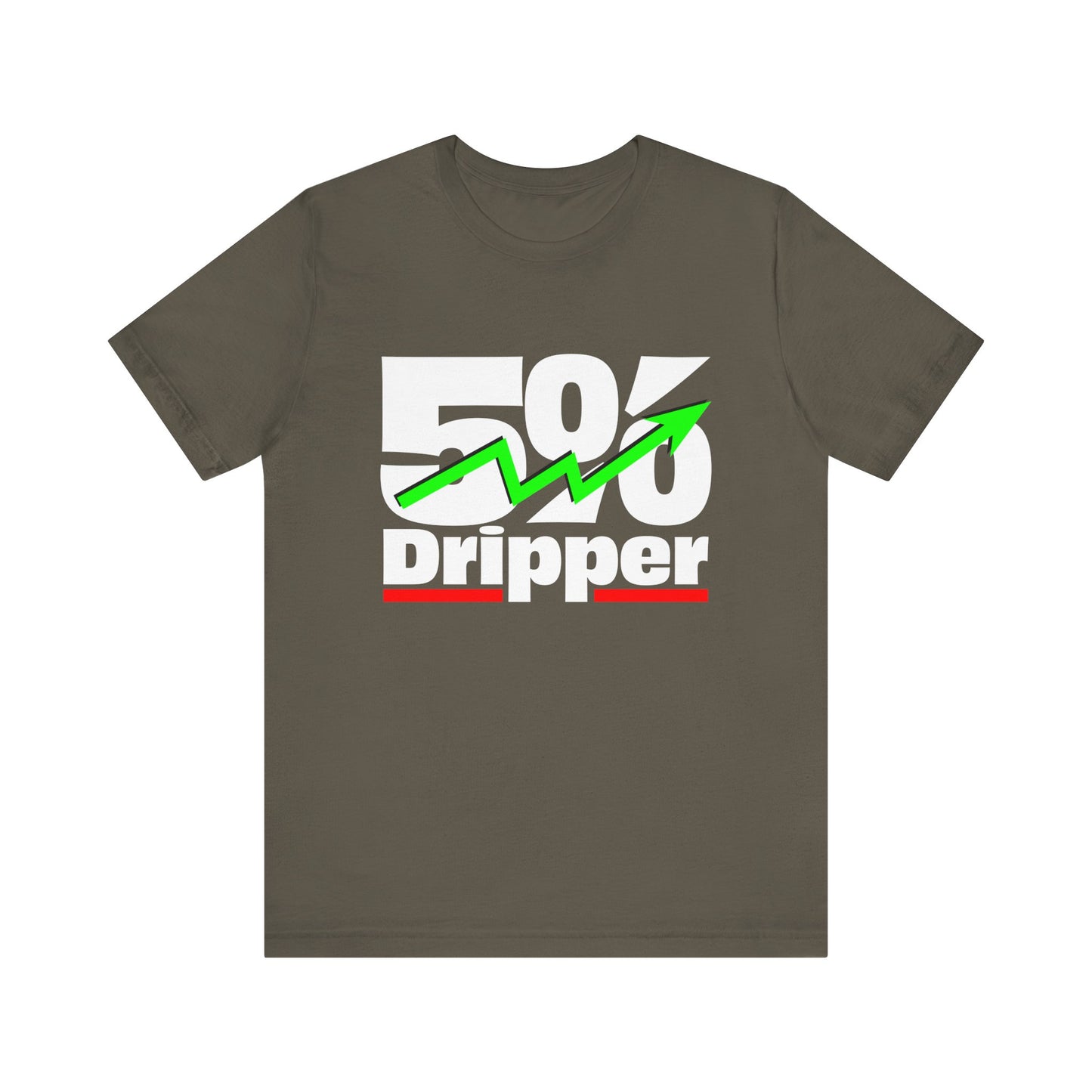5% Dripper Unisex T-Shirt | Trading Growth Mindset Shirt