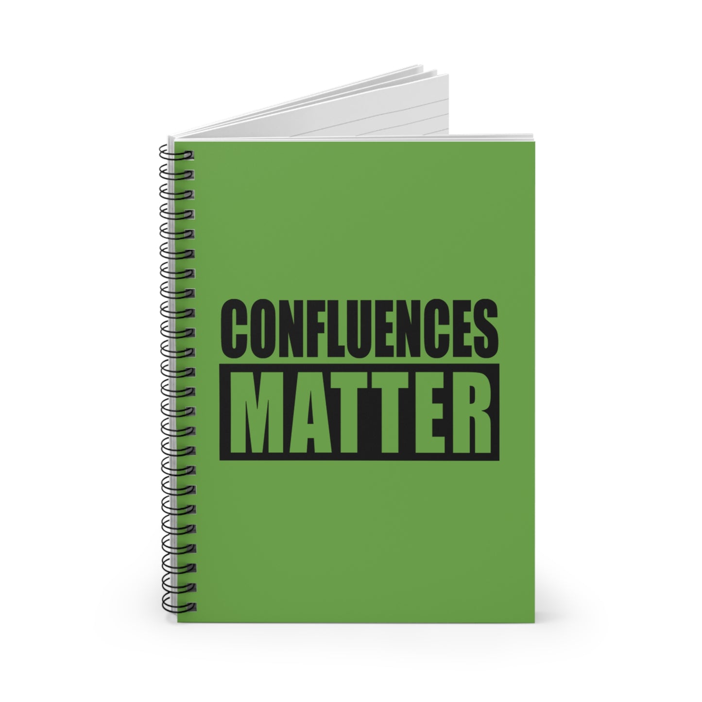 Confluences Matter Spiral Notebook — Ruled Line Journal for Day Traders