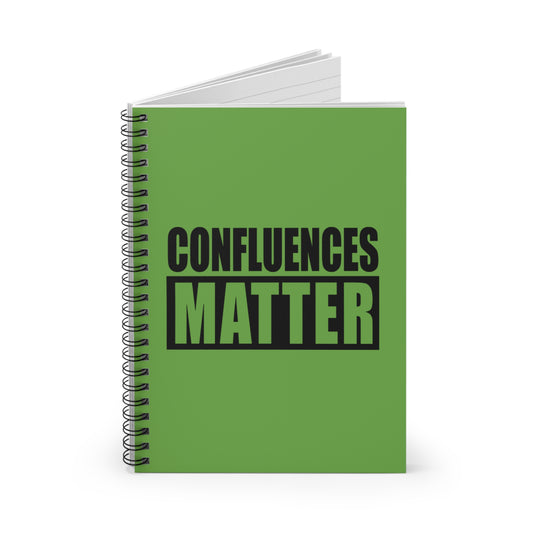 Confluences Matter Spiral Notebook — Ruled Line Journal for Day Traders