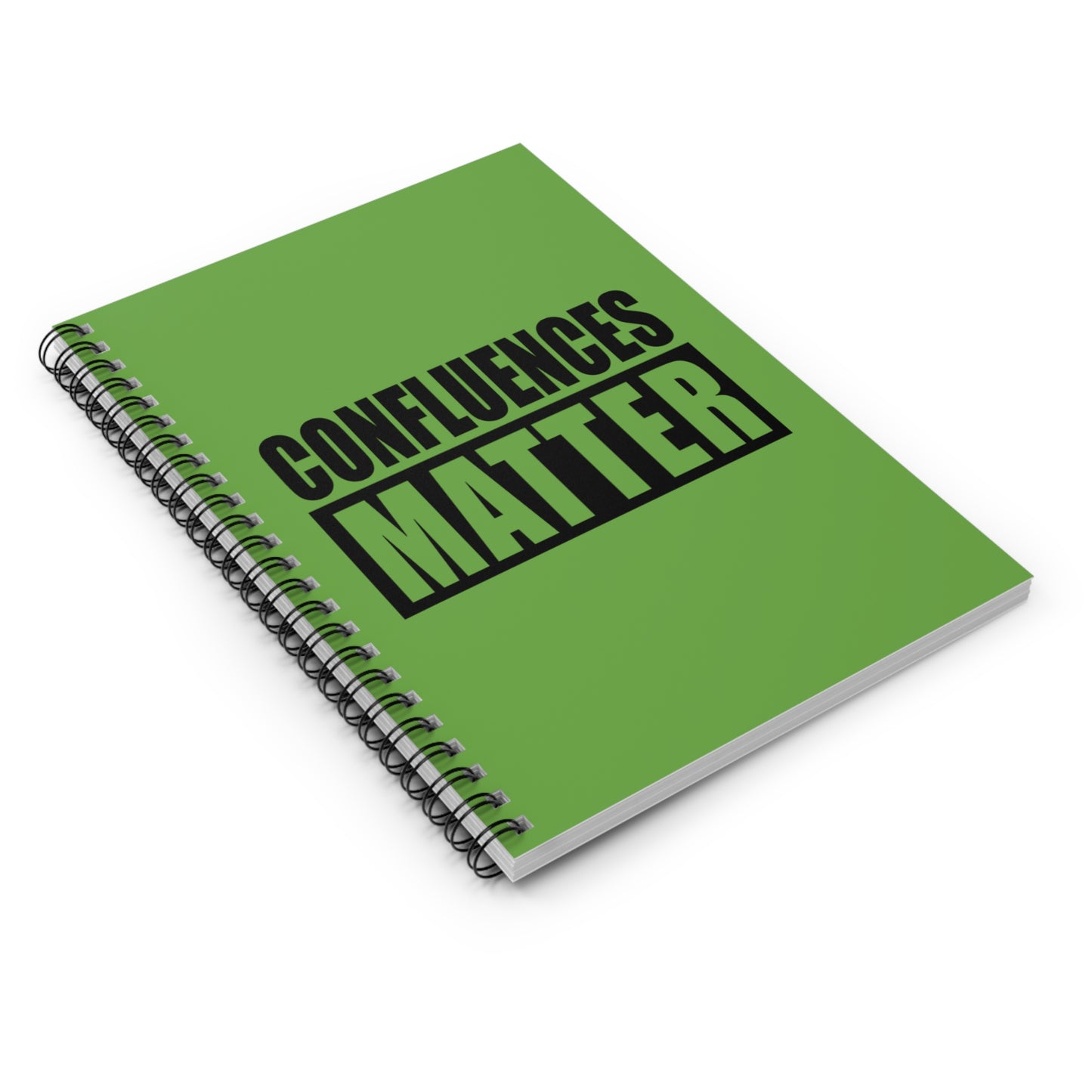 Confluences Matter Spiral Notebook — Ruled Line Journal for Day Traders