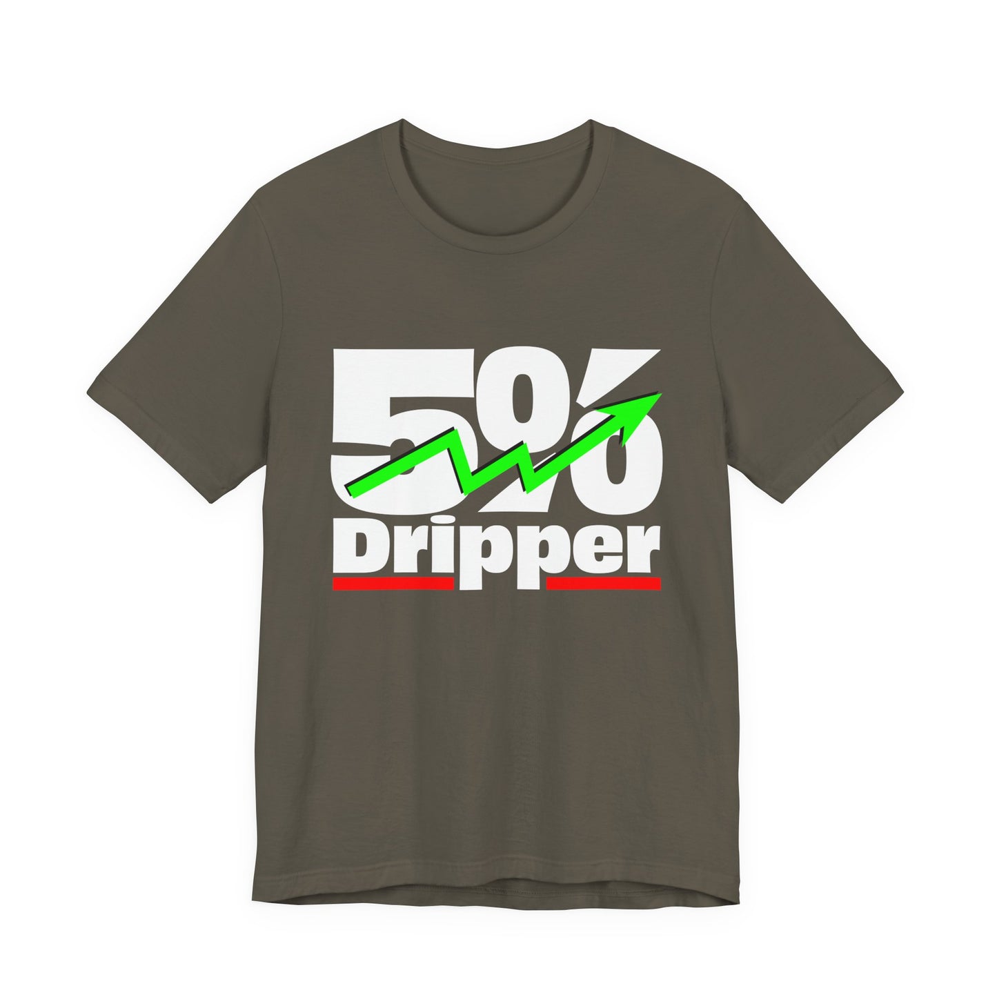 5% Dripper Unisex T-Shirt | Trading Growth Mindset Shirt