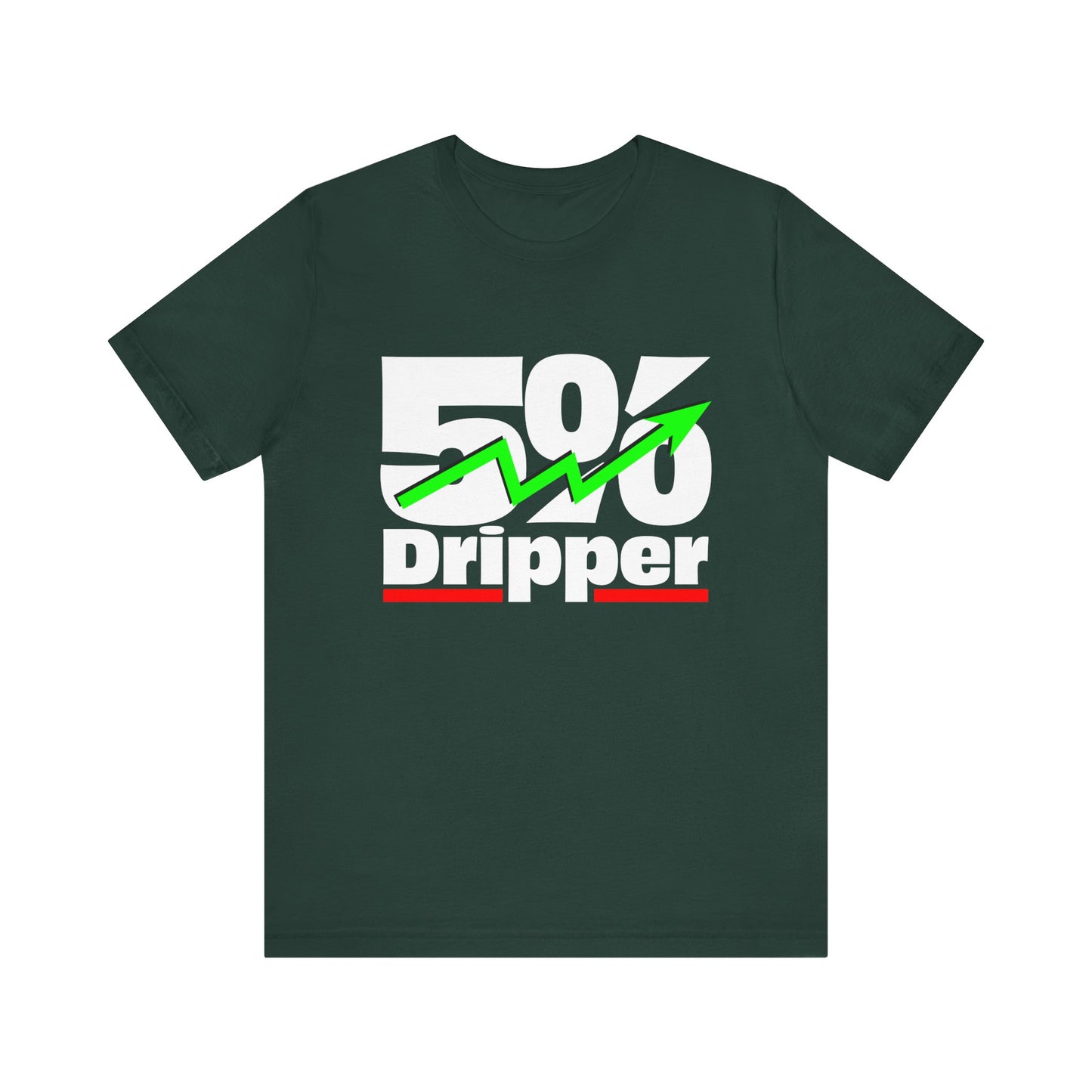 5% Dripper Unisex T-Shirt | Trading Growth Mindset Shirt