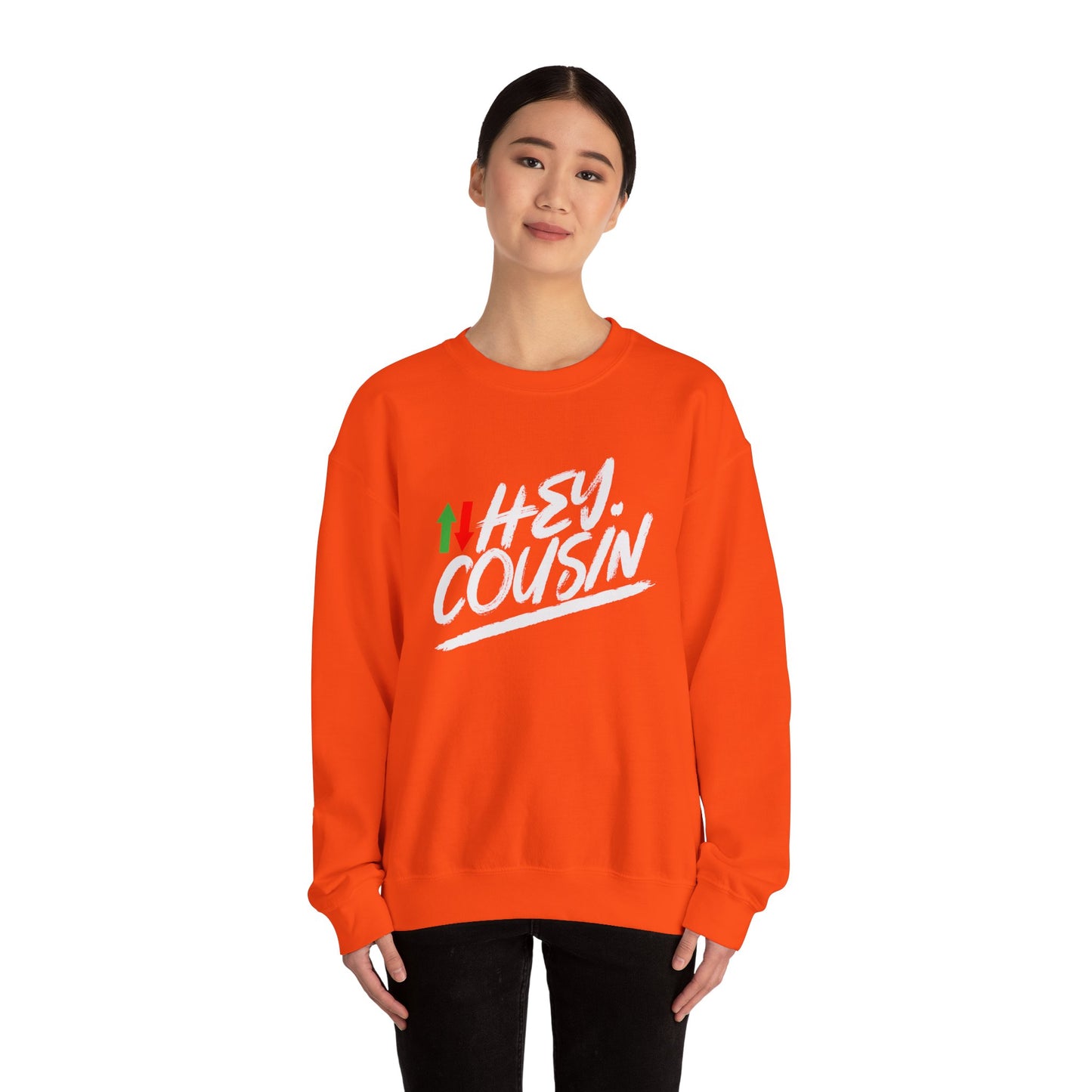'Hey Cousin' Premium Sweatshirt | 5% Drippers Trading Community Crewneck