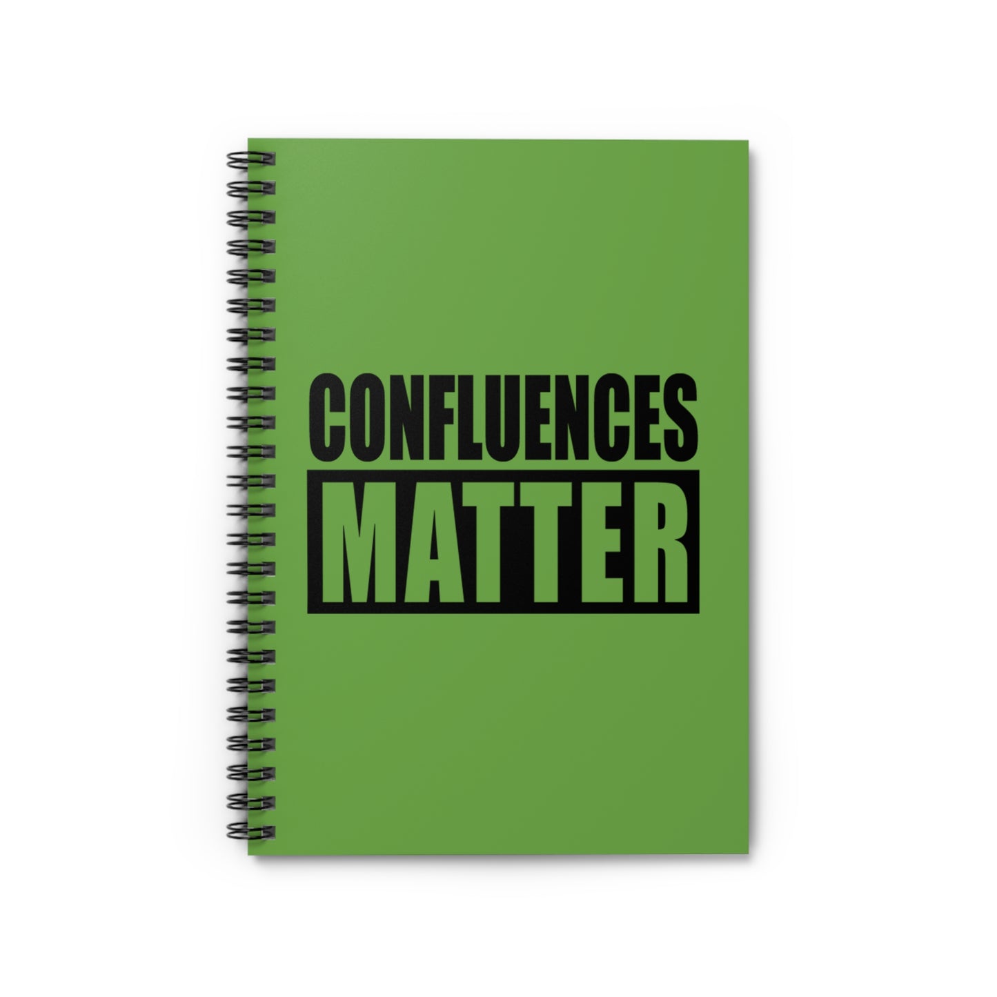 Confluences Matter Spiral Notebook — Ruled Line Journal for Day Traders